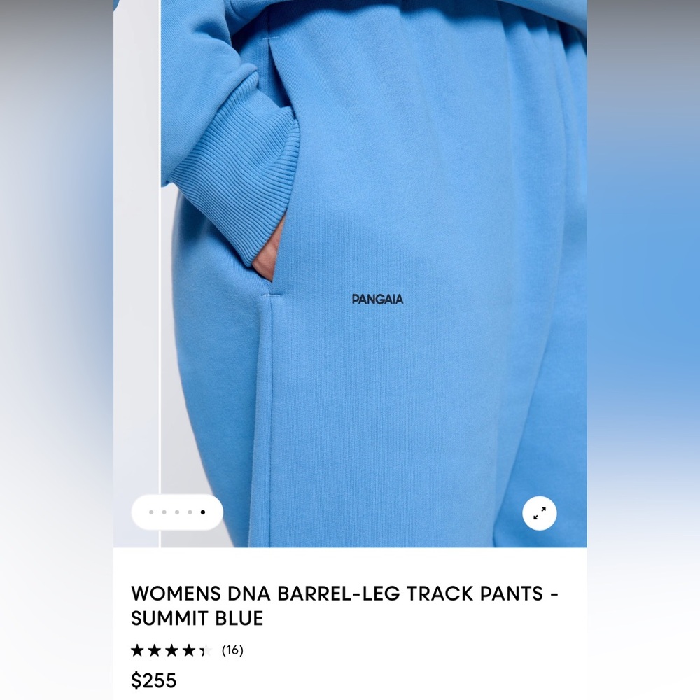 PANGAIA Women's Blue Track Pants & Sweatshirt